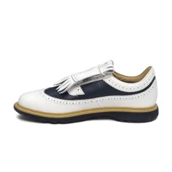 Malbon X Adidas MC87 Spikeless Golf Shoe (Mens Sizing) -Golf Essentials Shop 10082603 OFF WHITE JADE 2