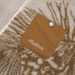 ASHEVILLE REVERSIBLE SHERPA JACKET -Golf Essentials Shop AshevilleReversibleSherpaJacketCream2