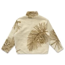 ASHEVILLE REVERSIBLE SHERPA JACKET -Golf Essentials Shop AshevilleReversibleSherpaJacketCream3