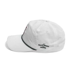 CARDINAL CREST STRUCTURED ROPE HAT -Golf Essentials Shop CardinalCrestNylonRopeHatWhite2