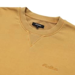 Long Bay Terry Crewneck -Golf Essentials Shop LongBayTerryCrewneckYellow2