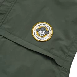 MALBON X PTM 1/4 ZIP NYLON VEST -Golf Essentials Shop M 7912 PTM GREEN 2