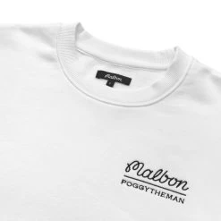 MALBON X PTM CREWNECK SWEATSHIRT 12 MALBON X PTM CREWNECK SWEATSHIRT -Golf Essentials Shop M 7913 PTM WHITE 2