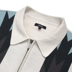 Sundance Intarsia Knit Polo -Golf Essentials Shop M 8311 SNOW 2