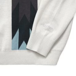 Sundance Intarsia Knit Polo -Golf Essentials Shop M 8311 SNOW 3