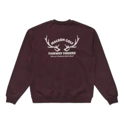 Warren Crewneck 6 Warren Crewneck -Golf Essentials Shop M 8335 MAROON 3