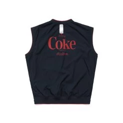 MALBON X COCA-COLA REVERSIBLE NYLON VEST -Golf Essentials Shop M 8522 POWDER NAVY 5