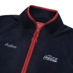 MALBON X COCA-COLA SHERPA 1/2 ZIP PULLOVER -Golf Essentials Shop M 8523 NAVY 2