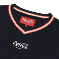 MALBON X COCA-COLA DRD KNIT VEST -Golf Essentials Shop M 8524 NAVY 2