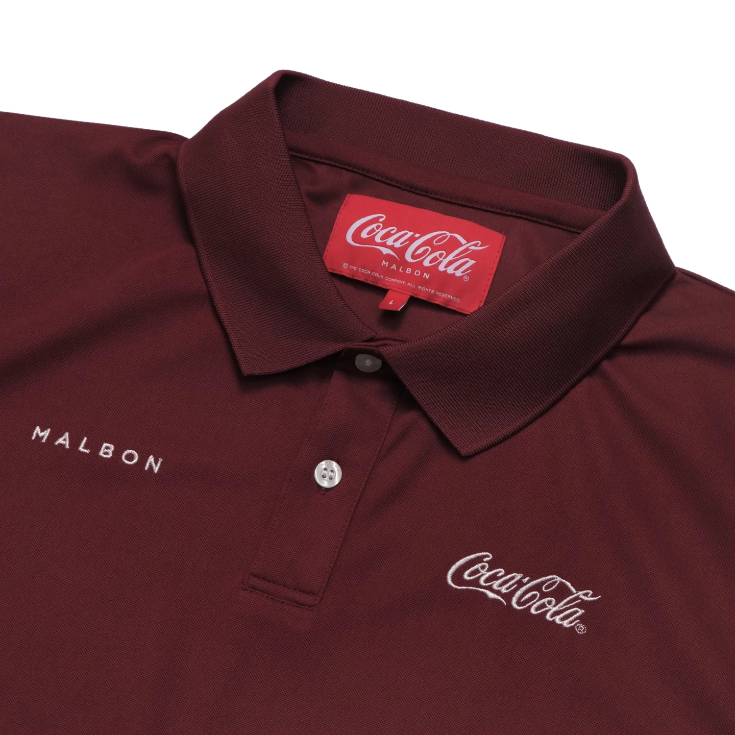 MALBON X COCA-COLA DRD PERFORMANCE PANELED PIQUE POLO 3 MALBON X COCA-COLA DRD PERFORMANCE PANELED PIQUE POLO - Image 3