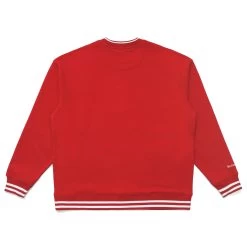 MALBON X BUDWEISER CHAMPIONS FLEECE CREWNECK 7 MALBON X BUDWEISER CHAMPIONS FLEECE CREWNECK -Golf Essentials Shop M 8576 RED 4