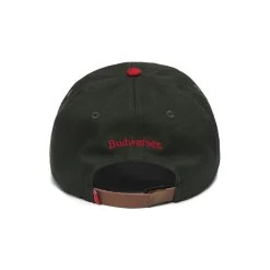 MALBON X BUDWEISER CRESTED STRAPBACK 6 MALBON X BUDWEISER CRESTED STRAPBACK -Golf Essentials Shop M 8583 OLV RED 3