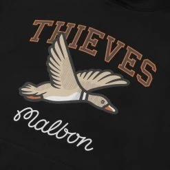 Malbon X 100 Thieves Mallard Hoodie -Golf Essentials Shop M 8614 BLK 2