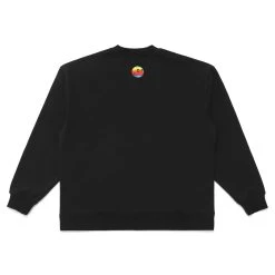 Malbon X Beams Rainbow Crewneck -Golf Essentials Shop M 8629 BLACK 4