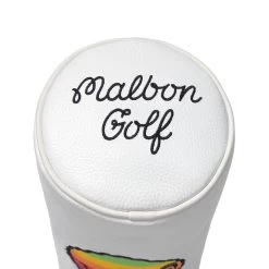 Malbon X Beams Rainbow Driver Cover 6 Malbon X Beams Rainbow Driver Cover -Golf Essentials Shop M 8635 WHITE 3