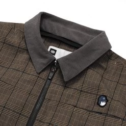 MALBON X 686 CADDIE PERFORMANCE JACKET -Golf Essentials Shop M3FAJKT173 DUNE 3