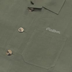 Cayman Linen Chore Jacket 6 Cayman Linen Chore Jacket -Golf Essentials Shop M8186Olive2