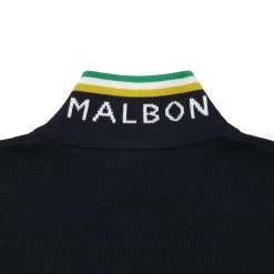 Montegro Knit Quarter Zip 7 Montegro Knit Quarter Zip -Golf Essentials Shop M8205Navy3