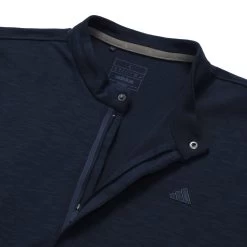 Malbon X Adidas Go-To Quarter-Zip Sweatshirt -Golf Essentials Shop MalbonxAdidasGoToQuarterZipNavy2