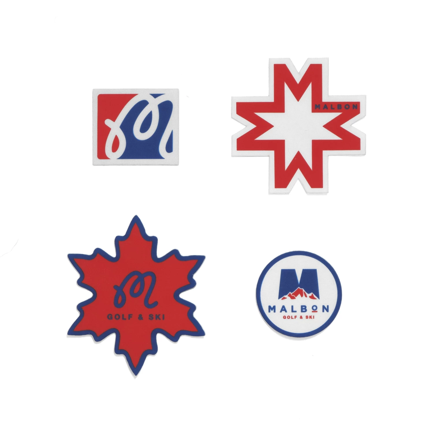 MALBON X NOSO GOLF AND SKI PATCHES (ROYAL/RED PACK) 1 MALBON X NOSO GOLF AND SKI PATCHES (ROYAL/RED PACK)