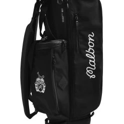 Malbon X Jones Cardinal Crest Trouper R Golf Bag -Golf Essentials Shop MalbonxJonesMalbonCoGolfBagBlack5
