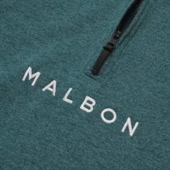 Malbon X Nike Dri-Fit Half Zip Player Top -Golf Essentials Shop MalbonxNikeDriFitHalfZipPlayerTopTeal2