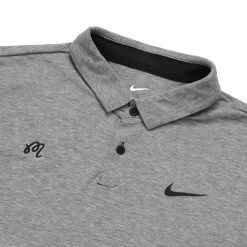 MALBON X NIKE DRI-FIT HEATHER TOUR POLO -Golf Essentials Shop MalbonxNikeDriFitHeatherTourPoloCharcoal2