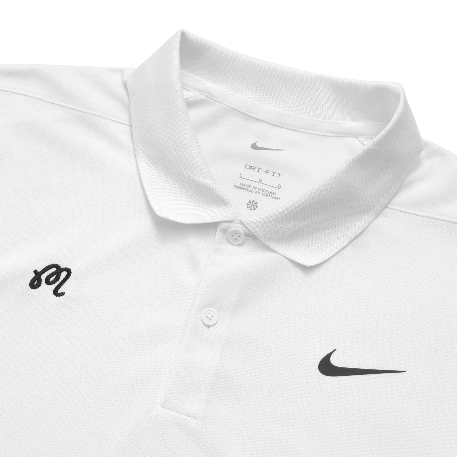 Malbon X Nike Dri-FIT Victory Solid Long Sleeve Polo 2 Malbon X Nike Dri-FIT Victory Solid Long Sleeve Polo - Image 2