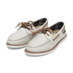 Malbon X Sperry 2-Eye (MENS) -Golf Essentials Shop MalbonxSperry2EyeTopSiderIvory6