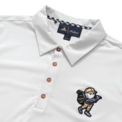 Malbon X Adidas Polo Shirt -Golf Essentials Shop TM1085S24M WHITE 2