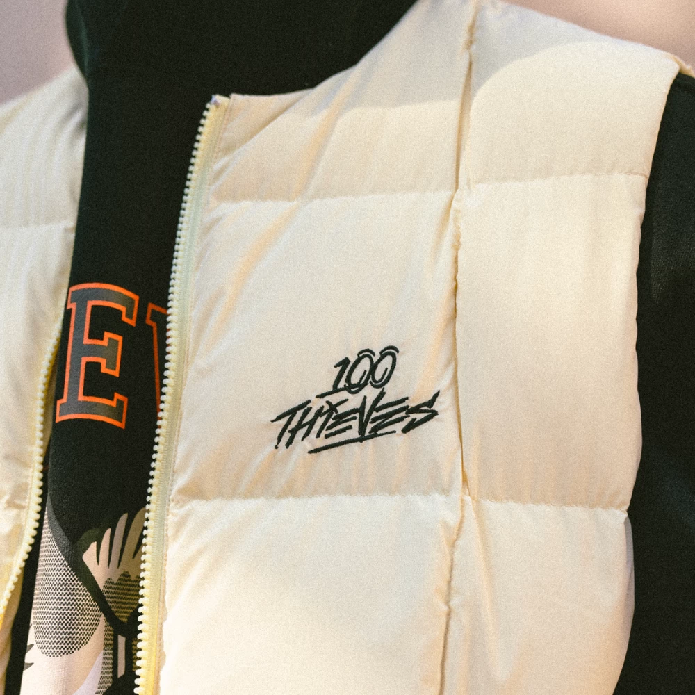 Malbon X 100 Thieves Flintlock Puffer Vest 3 Malbon X 100 Thieves Flintlock Puffer Vest - Image 3