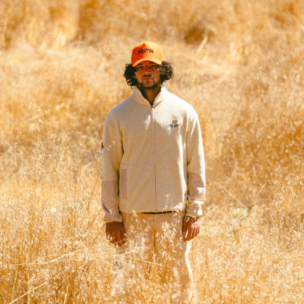 Malbon X 100 Thieves Fowler Polar Fleece Jacket 2 Malbon X 100 Thieves Fowler Polar Fleece Jacket - Image 2