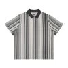 VERTICAL STRIPE JERSEY POLO