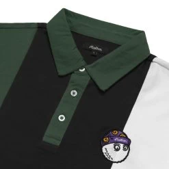 Wiz Longsleeve Polo -Golf Essentials Shop WizLongSleevePoloGreenBlack2