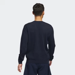 Malbon X Adidas Crewneck Sweatshirt -Golf Essentials Shop bluesweater4
