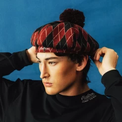 MALBON X PTM FLAT CAP -Golf Essentials Shop cap1