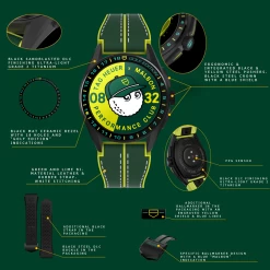 TAG HEUER CONNECTED CALIBRE E4 45 MM X MALBON GOLF EDITION 28 TAG HEUER CONNECTED CALIBRE E4 45 MM X MALBON GOLF EDITION -Golf Essentials Shop tagheuerinfo